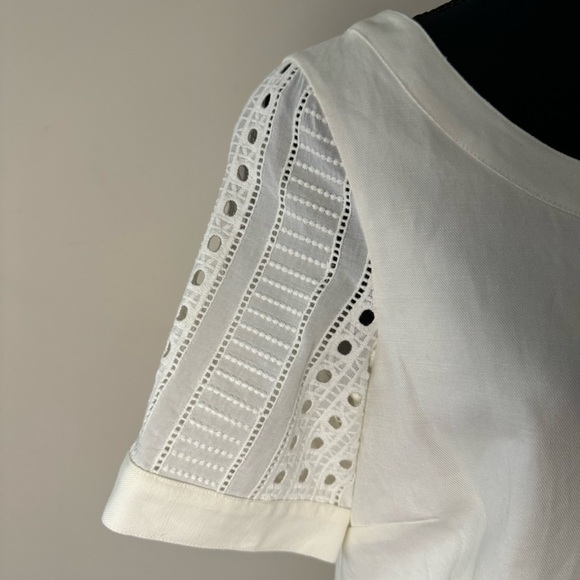 NWT Vineyard Vines White Eyelet City Shift Dress - Picture 9 of 12